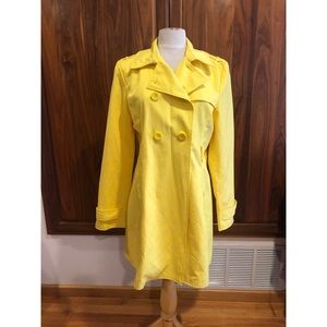 kenneth cole reaction yellow summer trench no belt